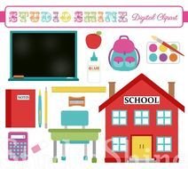 School Days Clip Art N3