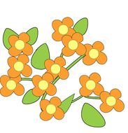 Cute Flower Clip Art N11