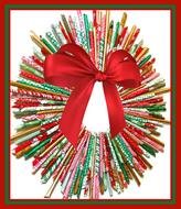 Rolled Paper Wreath