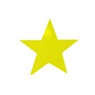 Shining yellow star clipart