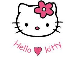 Hello Kitty character, face