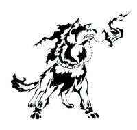 Tribal Wolf Tattoo N2