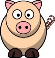 Cute Pig Clip Art Free