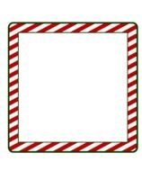 Beautiful White And Red Striped Border clipart