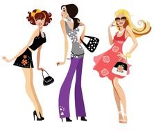 Fashion Girl Vector