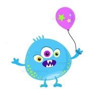 Cute Monster Clip Art N21