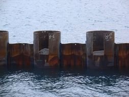 Sheet Pile Wall in water