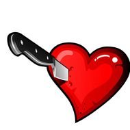 Heart With Knife Through It N2
