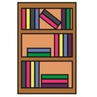 Bookshelf Clip Art N3