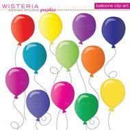 Birthday Balloons Clip Art N55