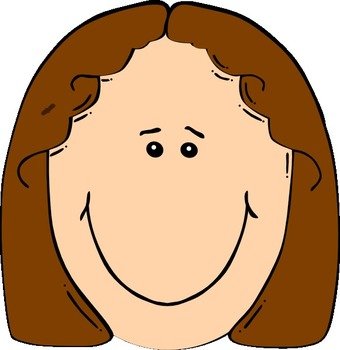 Girl Happy Face Clip Art N2