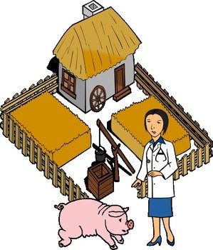 Cartoon Pig Clip Art N27