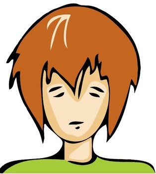Sad Person Clip Art N9