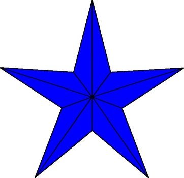 Blue Star Clip Art N14
