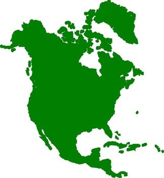 North America Clip Art N3