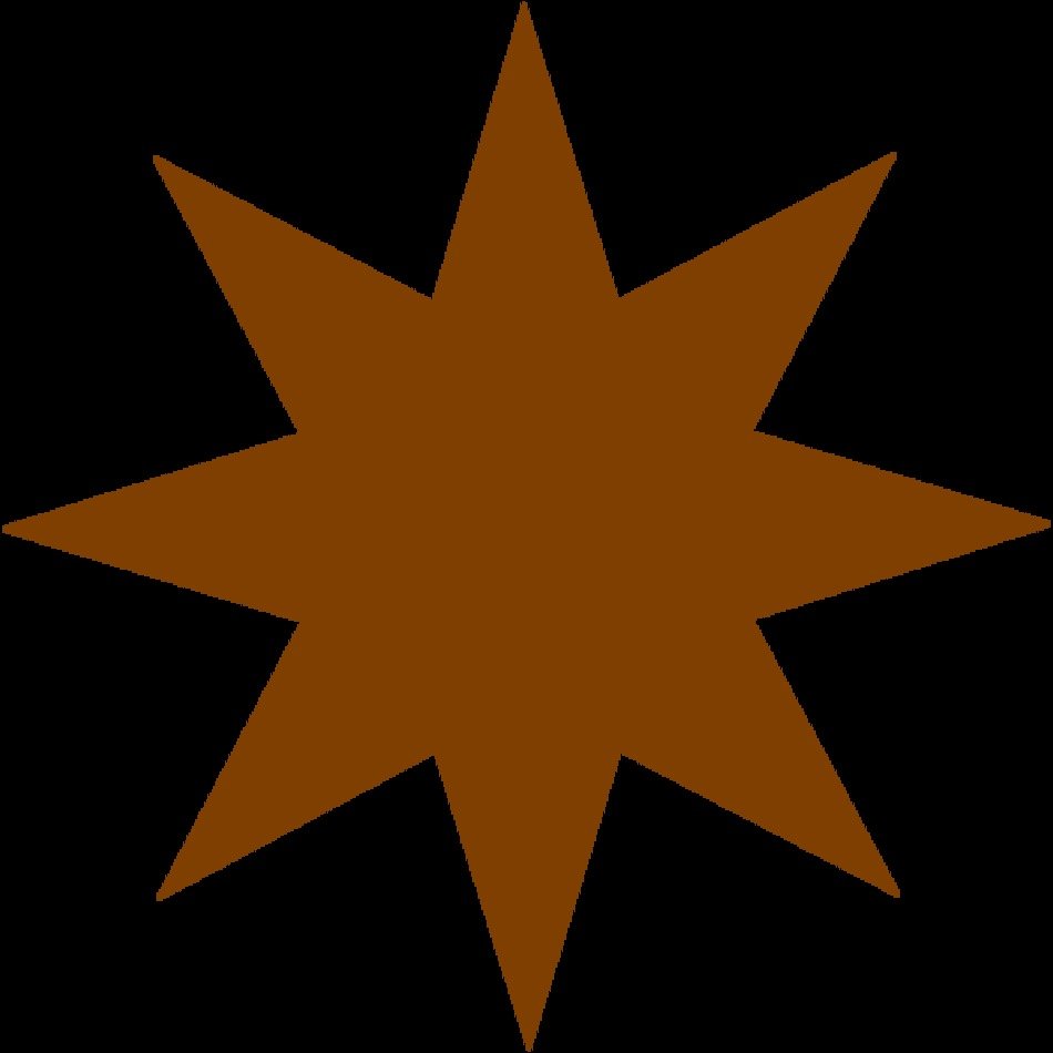 Bronze Star Clip Art N2