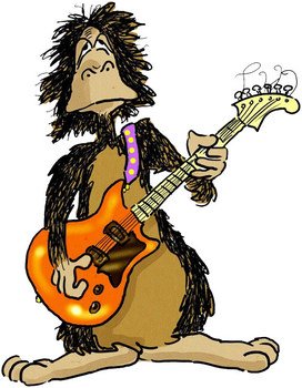 Clip Art raquo Monkeys N4