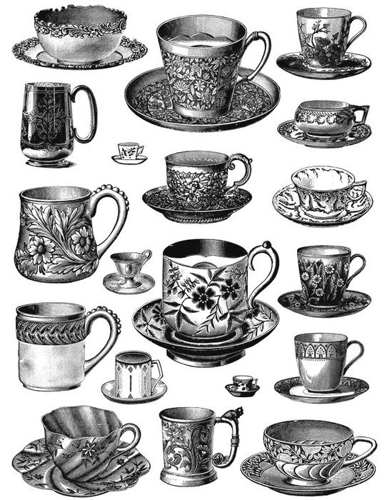 Free Printable Tea Cup Clip Art