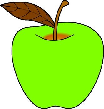 Green Apple Clip Art N18