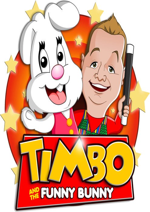 Timbo and the funny bunny as graphic illustration