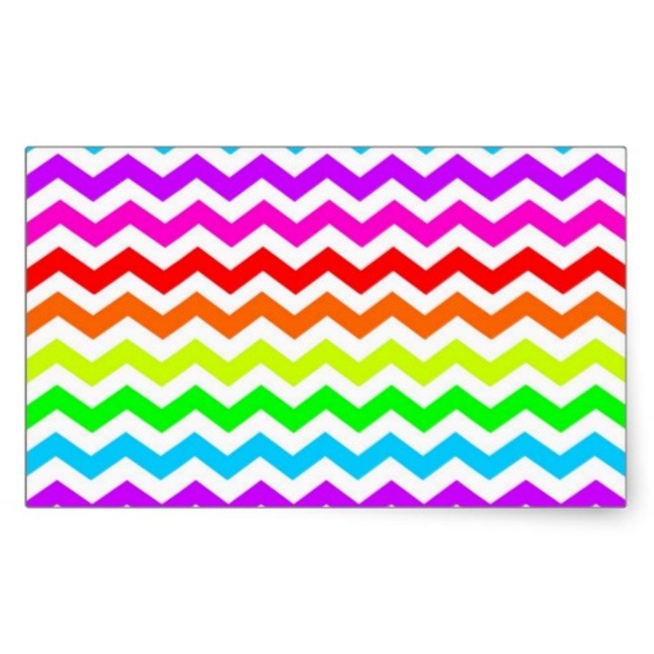 Rainbow Zig Zag