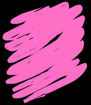 Pink Pastel Clipart Medium Size