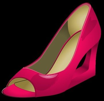 Pink High Heels Clip Art N9