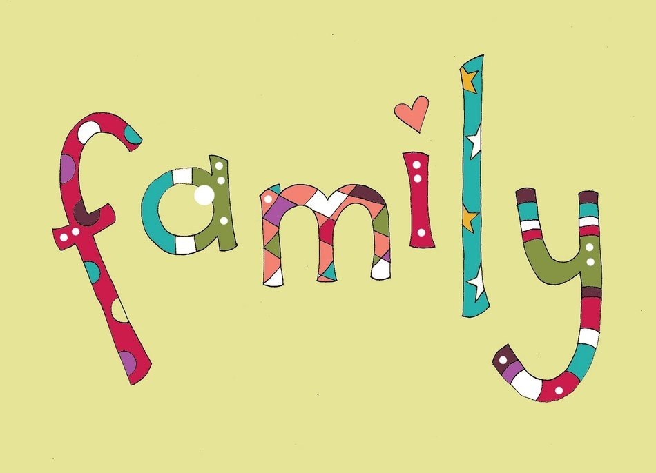 family as a picture for clipart