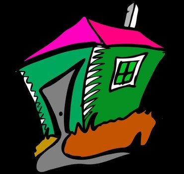Cartoon House Clip Art N34