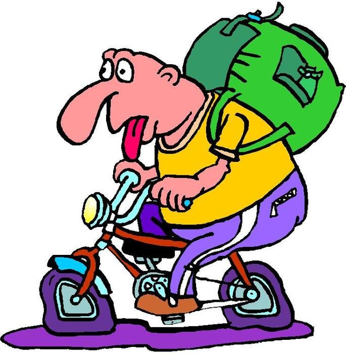 Funny Bicycle Clip Art