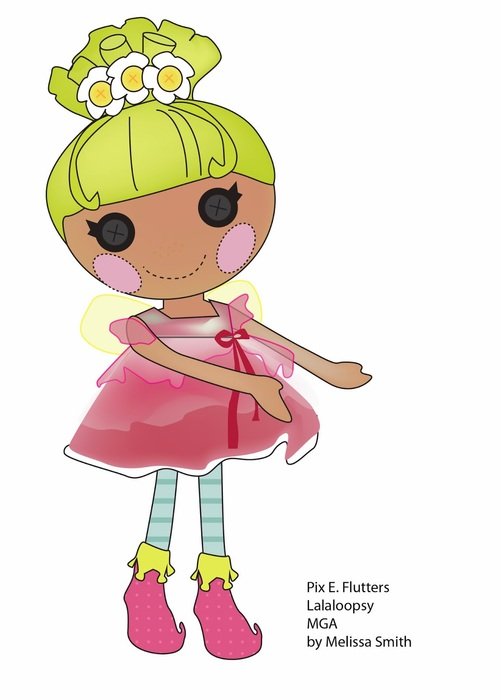 Clip art of Lalaloopsy Miss Missy Paper Dolls