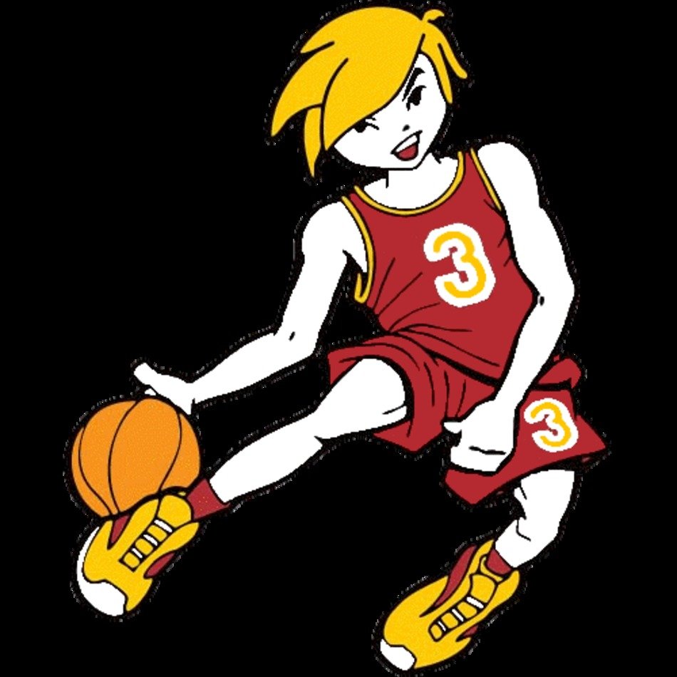 Playing Basketball Clip Art N6
