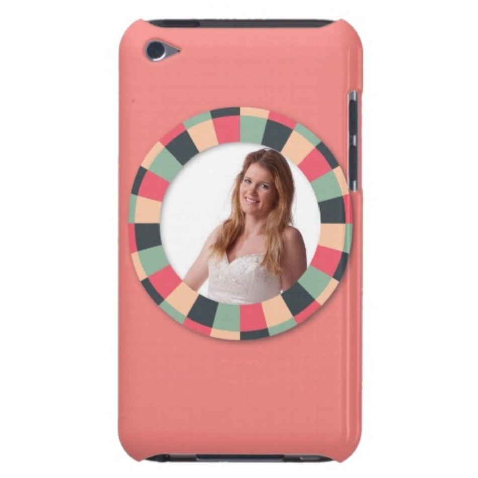This Fun Photoframe Looks Bit Like Pokerchip With Color Block