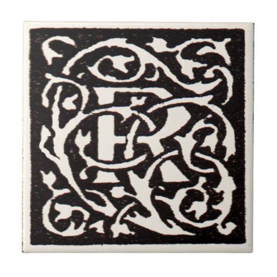 Ceramic Letter Tiles