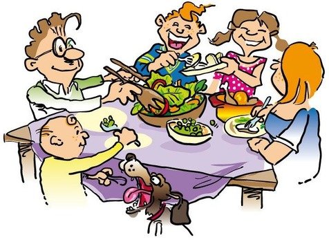 Family Dinner Clip Art Free