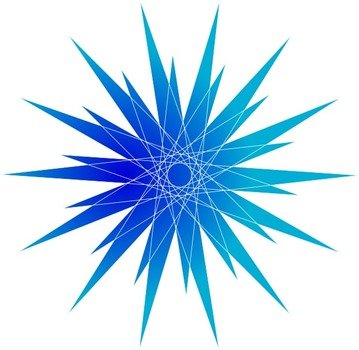 Blue Star Clip Art N15