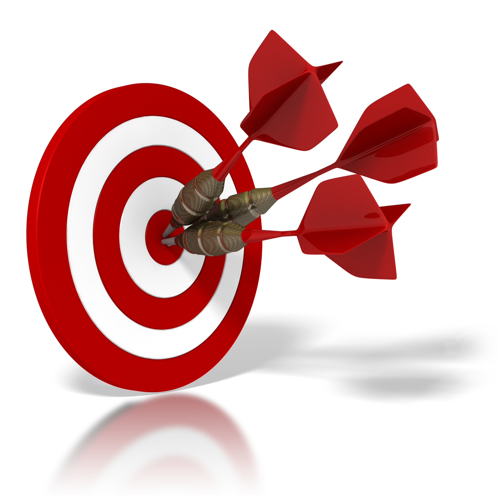 Darts in the center of the target free image download