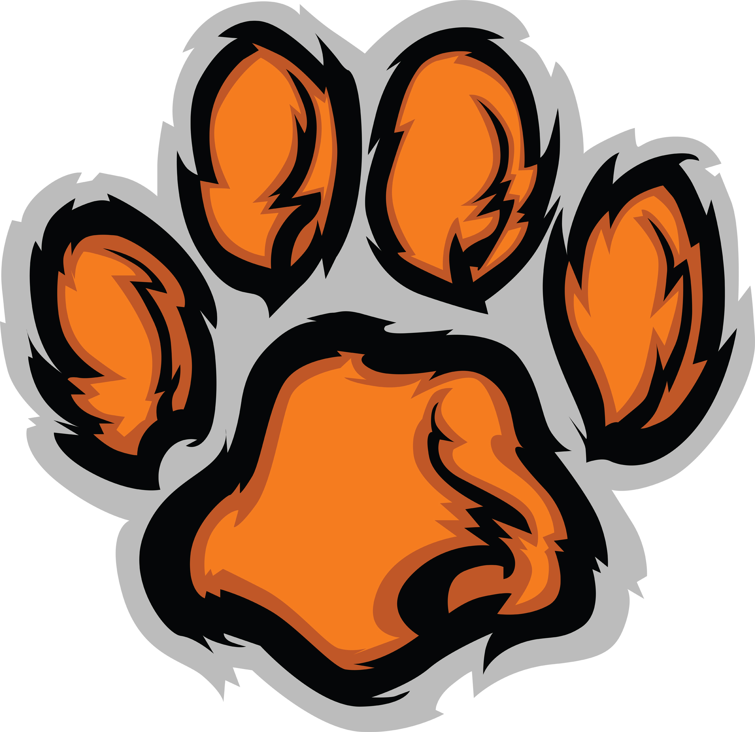 Tiger Paw Clip Art N17 Free Image