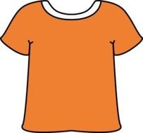 Orange T Shirt Clip Art N4