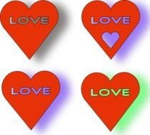 Love Hearts Clip Art N27