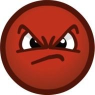 Angry Face Emoticon N4