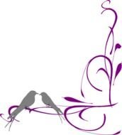 Flower Corner Border Clip Art N13