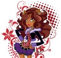 fashionable doll clipart