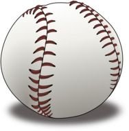 white Baseball Clip Art