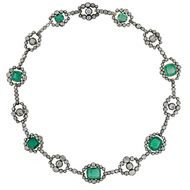 Emerald And Diamond Necklace