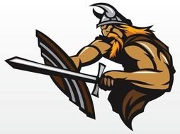 Viking Cartoon drawing