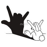 Shadow Sign Language I Love You Clip