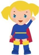 Superhero Kids drawing