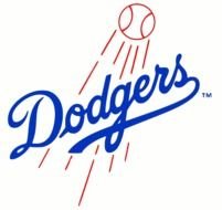 Dodgers logo on a white background