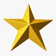 Gold Star Clip Art N31